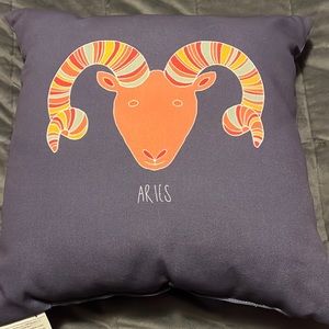 Zodiac (Aries) Decorative Throw Pillow! 18X18